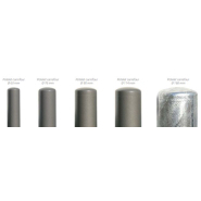 Potelet fixe ou amovible - Carrefour - 3 finitions et 5 diamètres disponibles - Tube acier Ø 60 à 168 mm_1