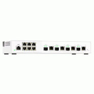 QNAP QSW-M2106-4C commutateur réseau Géré L2 2.5G Ethernet (100/1000/2500) Blanc_1