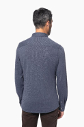 Chemise jacquard manches longues - Réf: K507 - Kariban - Confort et élégance en coton/polyester_1