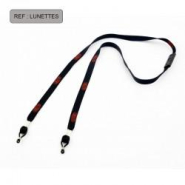 Cordon porte lunettes - Référence : lunettes - Pour lunettes de vue, solaires, sport, sécurité - Sécuritaire et personnalisable_1