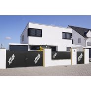 Florence - Clôture en aluminium - Décor brossé à plume - Thermolaquage - Garantie 10 ans_1