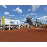 Master-135 Jaguar Centrale à Béton Mobile - 110 m³/h - Montage rapide et transportable_1