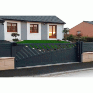 Poteau à sceller portail aluminium - 100 / 1300_1