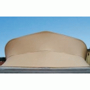 Tunnel de stockage p24 r / fermé / porte / pignon / 20 x 24 x 10.40 m_1