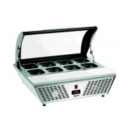 Vitrine réfrigérée professionnelle robuste et esthétique, pour  une présentation optimale de vos préparation - 67l - réf. 700211g bartscher_1