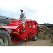 Dp 7000 - désileuse pailleuse - Atelier 3T - Capacité 7,02 m3 - portée de 1 round Ø2m ou 1 Big Lg. 2,5m_1