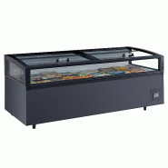 Réfrigérateur / congélateur de supermarché 860 L - Anthracite RAL 7016 | Tefcold - VIEW250CFVS_1