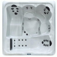 Spa rigide 5 places Houston - Dimensions 216 x 216 x 90 cm_1