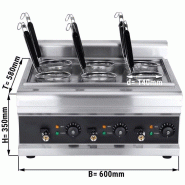 Cuiseur à pâtes électrique avec 6 paniers - 3 kW_1