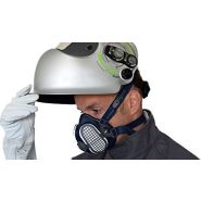 Masque de protection respiratoire P3 RD et odeurs nuisibles pour soudeurs - Taille M/L, Bleu - ELIPSE SPR502 GVS_1