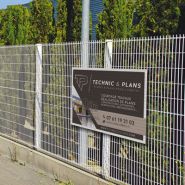 Signalétique de chantier en PVC Akylux avec impression quadri recto