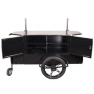Chariot de vente divers - idéal pour nourriture ou boissons - usage intérieur et extérieur - RÉF. BZW03_1