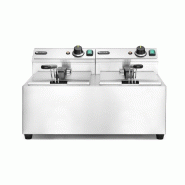 Friteuse Profi Line Analogique sans robinet de vidange 2x8L 230V HENDI_1