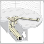 Système de vidange intégrale pour silos avec sortie centrale