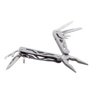 Outil multifonctions en acier inoxydable - 9 fonctions avec étui en polyester - Couleur gris_1