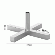 Support en croix pour broche kebab - Ø max 16 mm_1