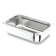 Bac GN Gastro 1/1 en inox - Hauteur 65 mm - Empilable et résistant_1