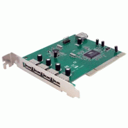 Carte Adaptateur PCI  vers 7 Ports USB 2.0 - Interne Externe_1