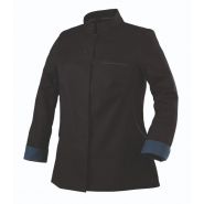 Veste de cuisine femme Escale ML - Robur - pinces poitrine - Made in Blue - manches longues_1