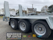 Remorque Porte-engin IFOR WILLIAMS - GH146 Triple essieux - Rampes réglables - Pan coupé - PTAC : 3500 kg - Reference -SARIS_WOODY_DV75_1