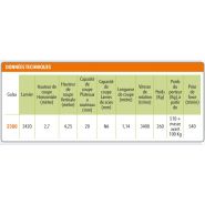 Taille-haie hydraulique galax 2500 - coup eco - hauteur de coupe 4.25 m - longueur de coupe 1.14 m_1