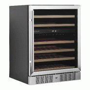 Cave à vin inox 2 zones - 46 bouteilles | Tefcold - TFW200-2S_1