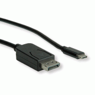 ROLINE Câble adaptateur type C - DisplayPort, v1.2, M/M, 1 m_1