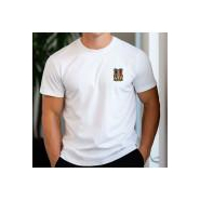 Tshirt blanc broderie Sapeur Pompier - Militaires, Gendarmerie, Police et Sécurité_1