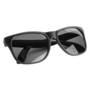 Lunettes de soleil en plastique - protection UV400 - couleur noire - 20g_1