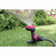 Arroseur circulaire 4 zones mini driver sur piquet - rose_1