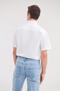 Chemise homme popeline polycoton manches courtes - Réf: RU935M - Élégante et facile d'entretien_1