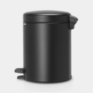 Poubelle à pédale newIcon 5 litres - Mineral Moonlight Black - Brabantia UGS128943_1