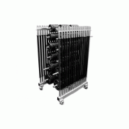 Rack de musculation mobile pour barres et disques 700 kg - powergym_1