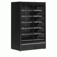 Vitrine réfrigérée combinable 2 portes - étagères profondes - 1095L - Noir | Tefcold - MDCB1250HB_1