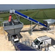Centrale à béton galvanisée, transportable 120 m3/h - express t_2