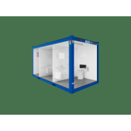 Conteneur sanitaire WC 10' - Hygiéniques, propres et fiables - Différentes tailles et équipements - Containex_1