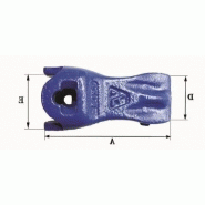 Dents de godet Fastkey FK2 CE - Références FK2 DPE, 1.4 kg, dimensions précises_1
