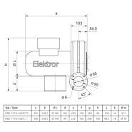 HRD 1T FU - Ventilateur Atex haute pression Elektror - Jusqu'à 97 m³/min et 16.000 Pa_1