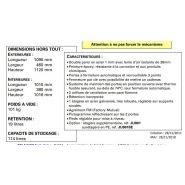 Ju300 - armoire de sécurité pour produits inflammables - delahaye - capacité 144 l_1