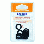 Lot de 10 joints gaz BP - marque GAZINOX - inaltérables - H.1.5 cm_1