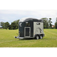 Van à chevaux GOLD 3 - Suspension PULMANN - 2 Places avec casier sellerie RTM - PTAC 1100 à 2600 kg - Aluminium - 3.2 x 1.67 m H = 2.35 m - Reference TOURING-COUNTRY_1
