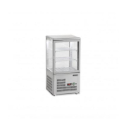 Comptoir réfrigéré porte vitrée, pour chr, traiteurs, boulangeries, pâtisseries et chocolateries -réf. Upd60 black / grey tefcold_1