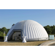 Dôme gonflable 10 mètres - Dimensions 10m de diamètre - Hauteur 4,7m - Superficie 65m²_1