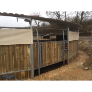 Marcheur pour chevaux professionnel - Toiture acier de 3m50 - Existe en 12, 15, 16, 18, 20m_1