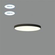 Plafonnier LED Ø80cm 72W - 5400lm - Blanc ou Noir - IP20 - Variation en option_1