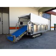 Récolteuse 9000 Foglia - Ortomec SRL - largeur de tête 130 à 180 cm - autotractée sur chenilles_1