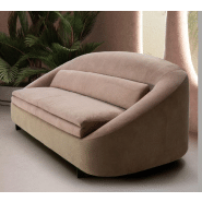 Canapé convertible Cachette 160x190 cm - tissu personnalisable - design contemporain et mécanique 3 plis_1