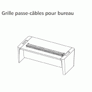Goulotte guide câbles sous plateau X10 - Officity - 190_1