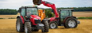 Tracteur Massey Ferguson avec moteur puissant et économe