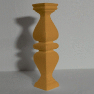 Pilier en polystyrène - Polystyrène Blanc (Fabrication en 5 jours ouvrés + Livraison), 80cm_1
